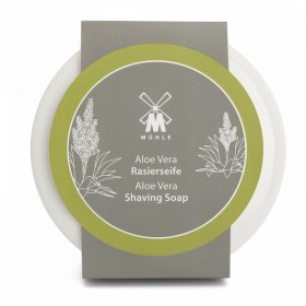 Bol de portelan cu sapun de barbierit Aloe Vera